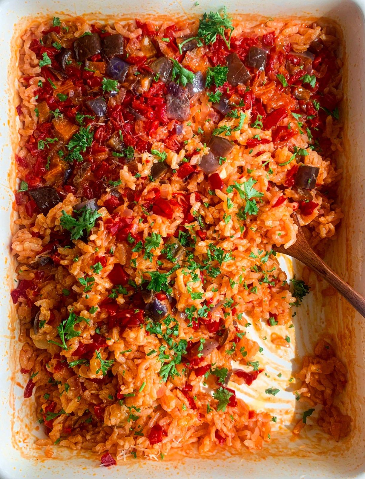 Oven Baked Nightshade Risotto The Kitchen Division oven-baked-nightshade-risotto-the-kitchen-division