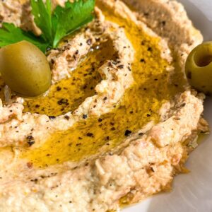 grilled artichoke and cumin dip