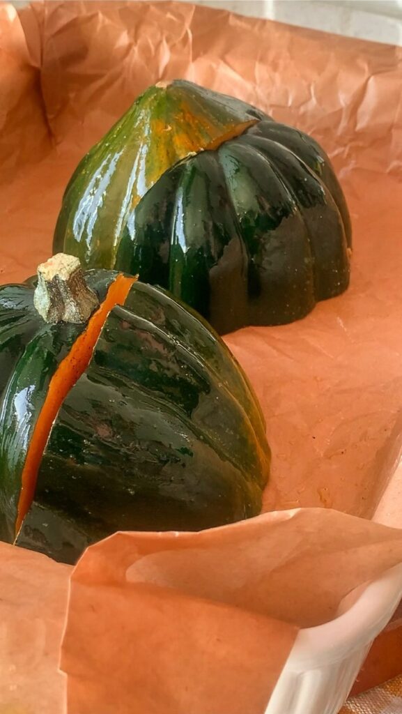 roasted acorn squash