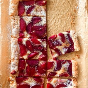 Plum and Almond Tart