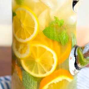 citrus honey tea punch
